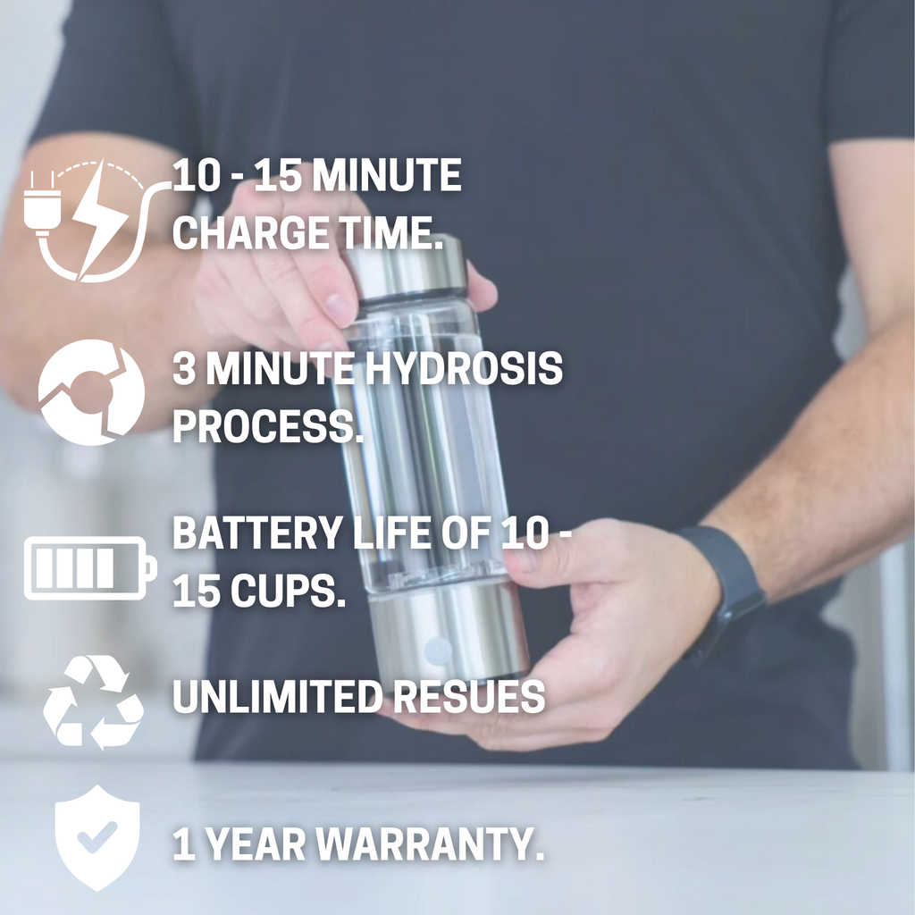 HYDREIGHT Pure - Portable Hydrogen Water Bottle 420ML