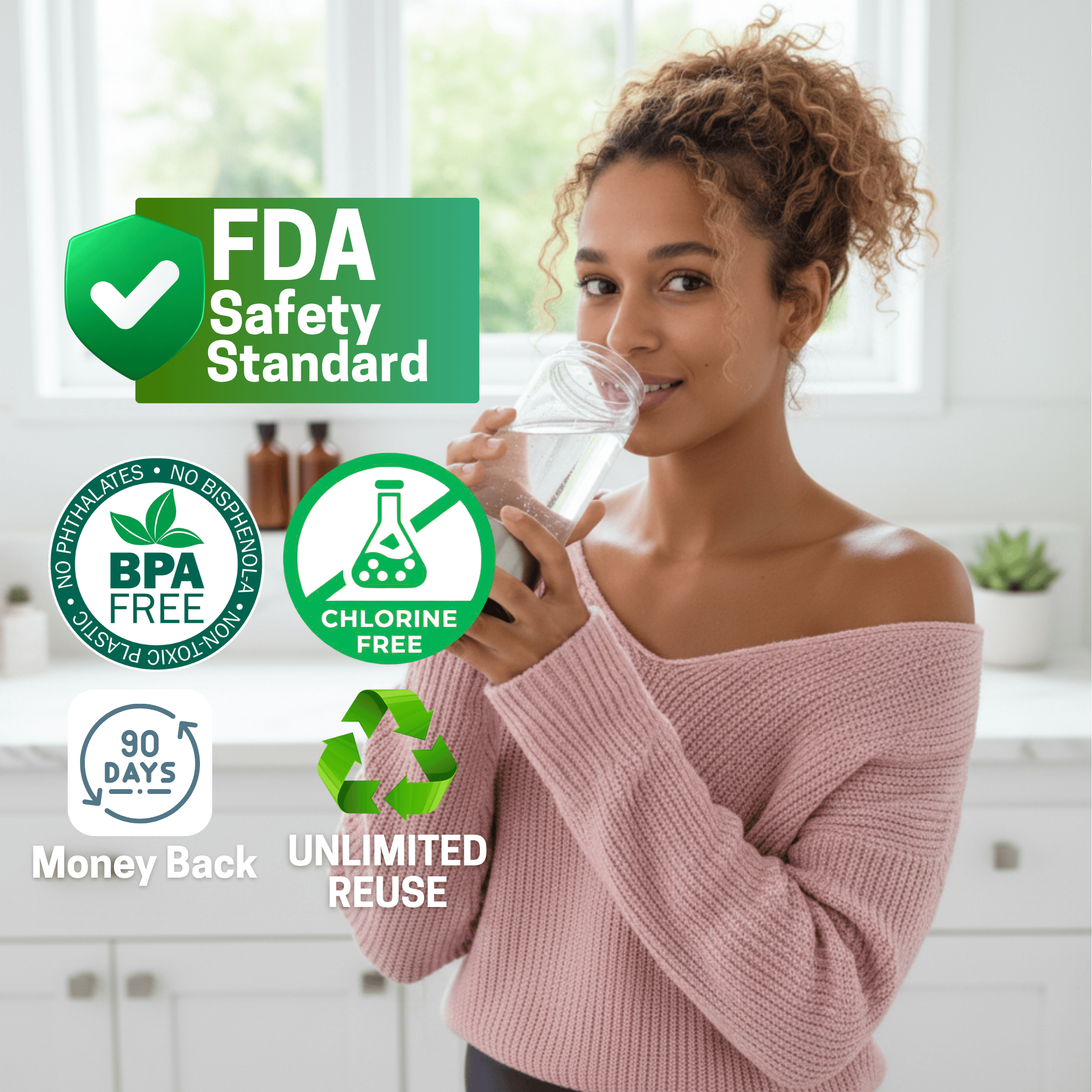 HYDREIGHT Pure - Portable Hydrogen Water Bottle 420ML