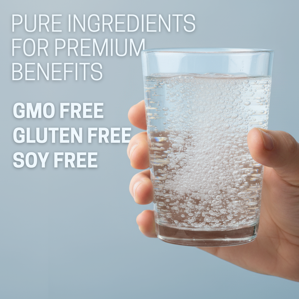 Active H2 Molecular Hydrogen Water Tablets Alkaline ORP Healthy Drinking Supports Healthy Aging, Cellular Energy & Brain Health