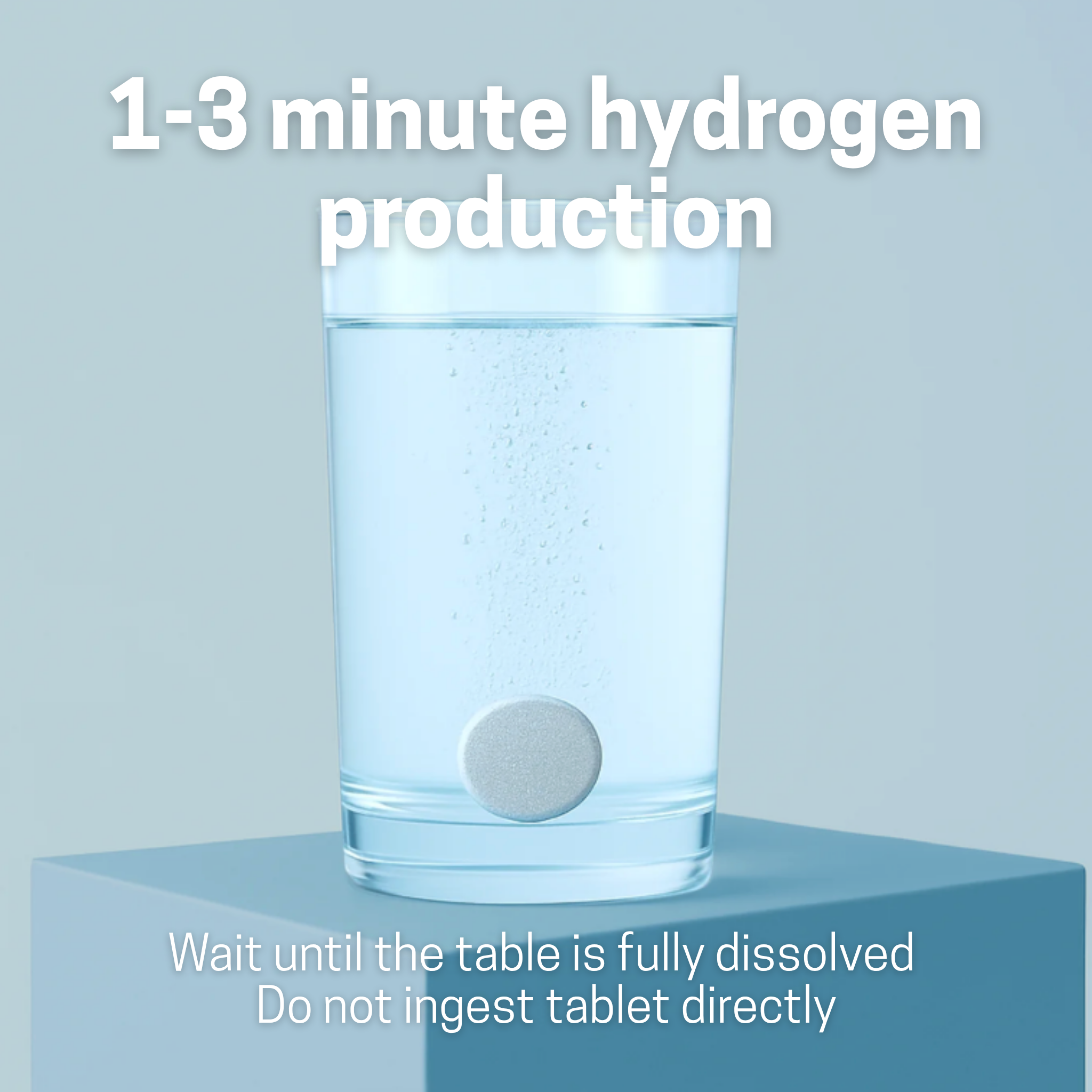 Active H2 Molecular Hydrogen Water Tablets Alkaline ORP Healthy Drinking Supports Healthy Aging, Cellular Energy & Brain Health